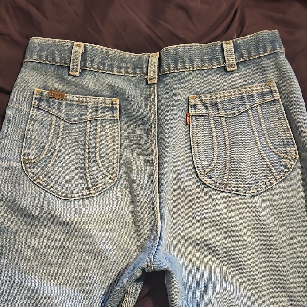 Levi's 1970s VINTAGE Flare Blue Jeans